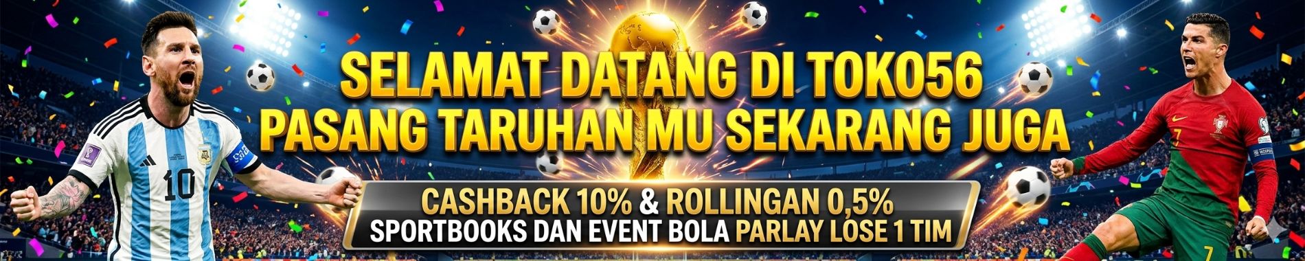 WELCOME BONUS TOKO56